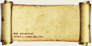 Jana Nestorov vizit kartica